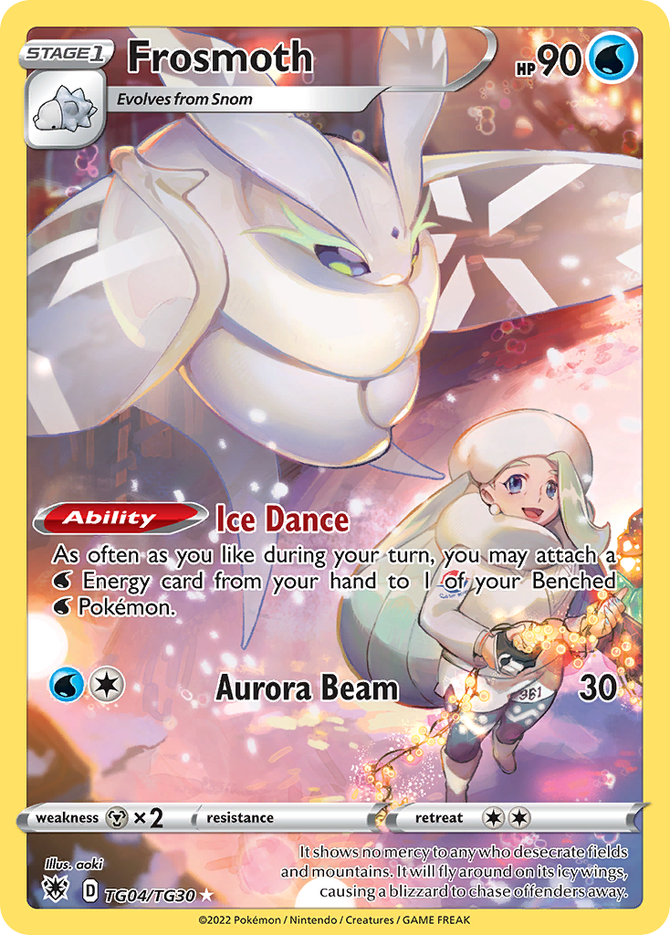 Frosmoth Holo 004/30 Astral Radiance Trainer Gallery Pokémon Card