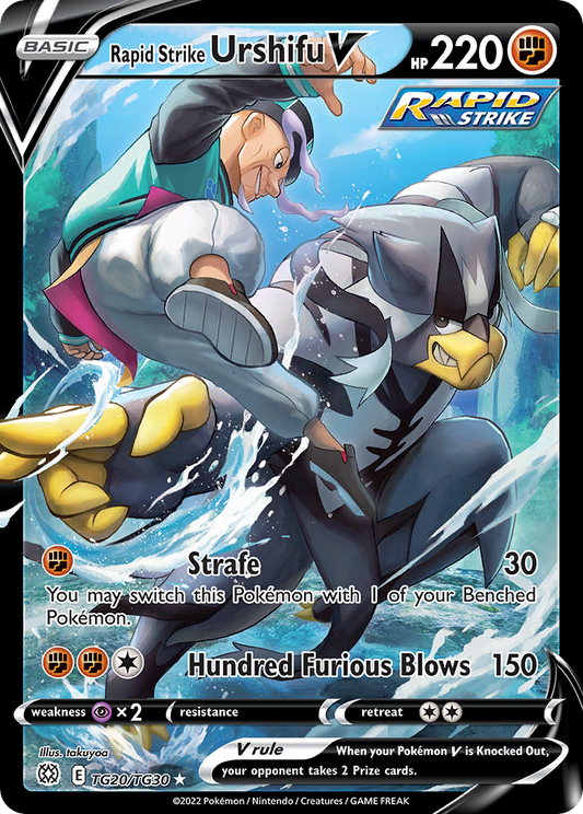 Rapid Strike Urshifu V Holo 020/30 Brilliant Stars Trainer Gallery Pokémon Card