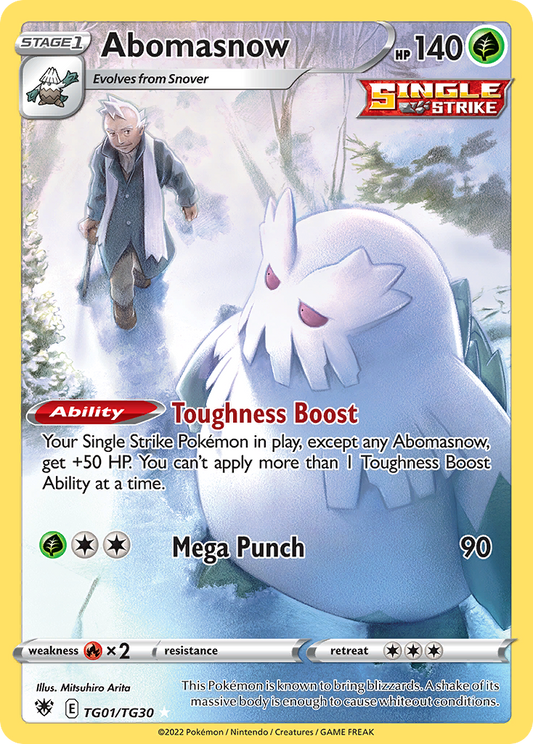 Abomasnow Holo 001/30 Astral Radiance Trainer Gallery Pokémon Card