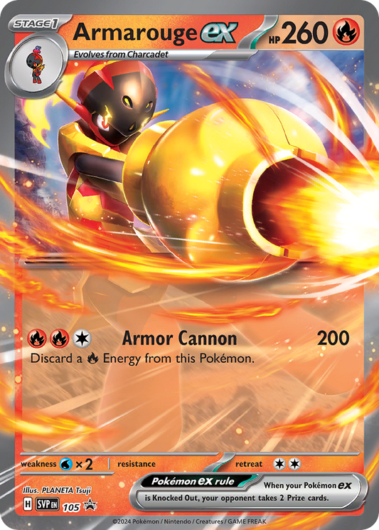 Armarouge ex Holo 105/225 SVP Black Star Promos Pokémon Card