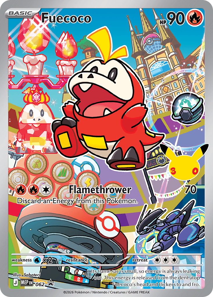Fuecoco Holo 062/0 MEP Black Star Promos Pokémon Card