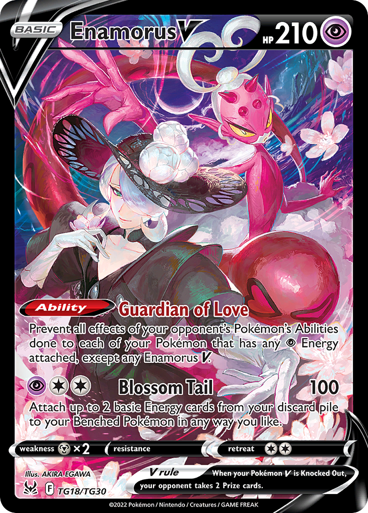 Enamorus V Holo 018/30 Lost Origin Trainer Gallery Pokémon Card
