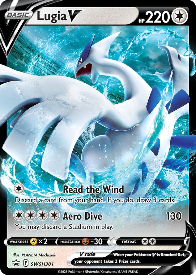 Lugia V Holo WH301/307 SWSH Black Star Promos Pokémon Card