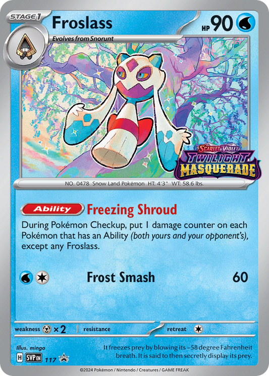 Froslass Holo 117/225 SVP Black Star Promos Pokémon Card