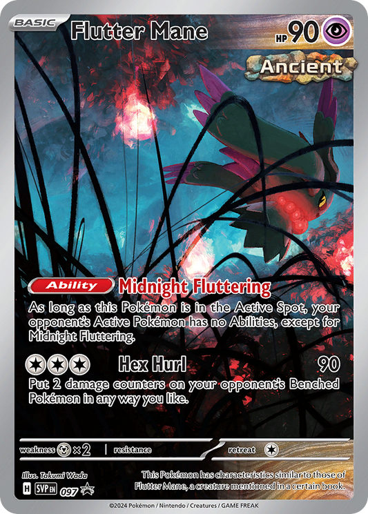 Flutter Mane Holo 097/225 SVP Black Star Promos Pokémon Card