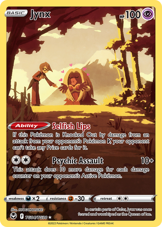 Jynx Holo 004/30 Silver Tempest Trainer Gallery Pokémon Card