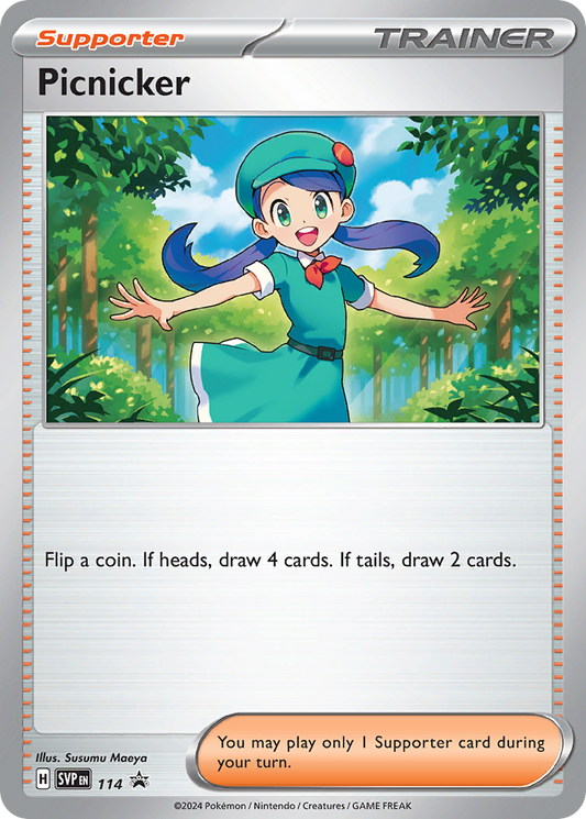 Picnicker Normal 114/225 SVP Black Star Promos Pokémon Card