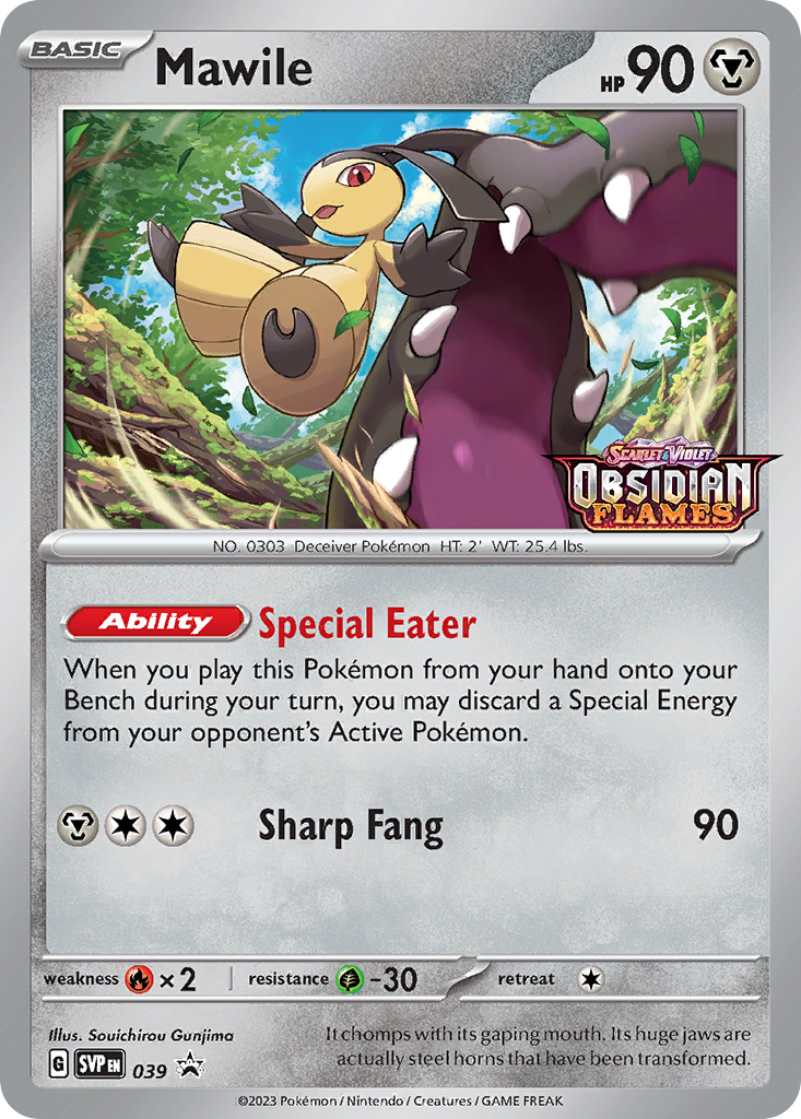 Mawile Holofoil 039/225 SVP Black Star Promos Pokémon Card