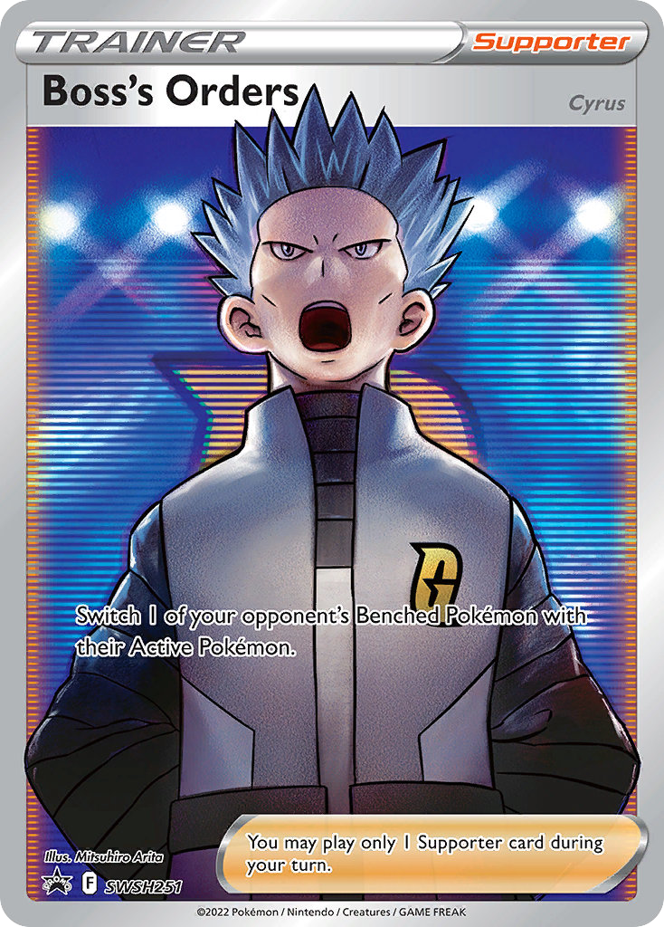 Boss's Orders Holo WH251/307 SWSH Black Star Promos Pokémon Card
