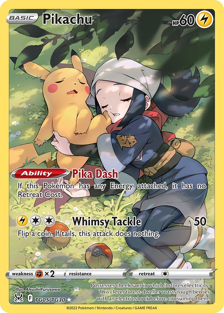 Pikachu Holo 005/30 Lost Origin Trainer Gallery Pokémon Card