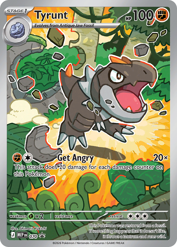 Tyrunt Holo 070/0 MEP Black Star Promos Pokémon Card