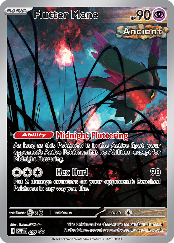 Flutter Mane Holofoil 097/225 SVP Black Star Promos Pokémon Card