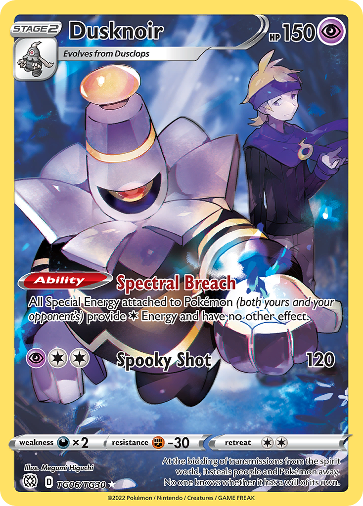 Dusknoir Holo 006/30 Brilliant Stars Trainer Gallery Pokémon Card