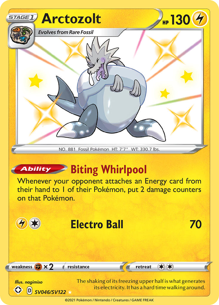 Arctozolt Holo 046/122 Shining Fates Shiny Vault Pokémon Card