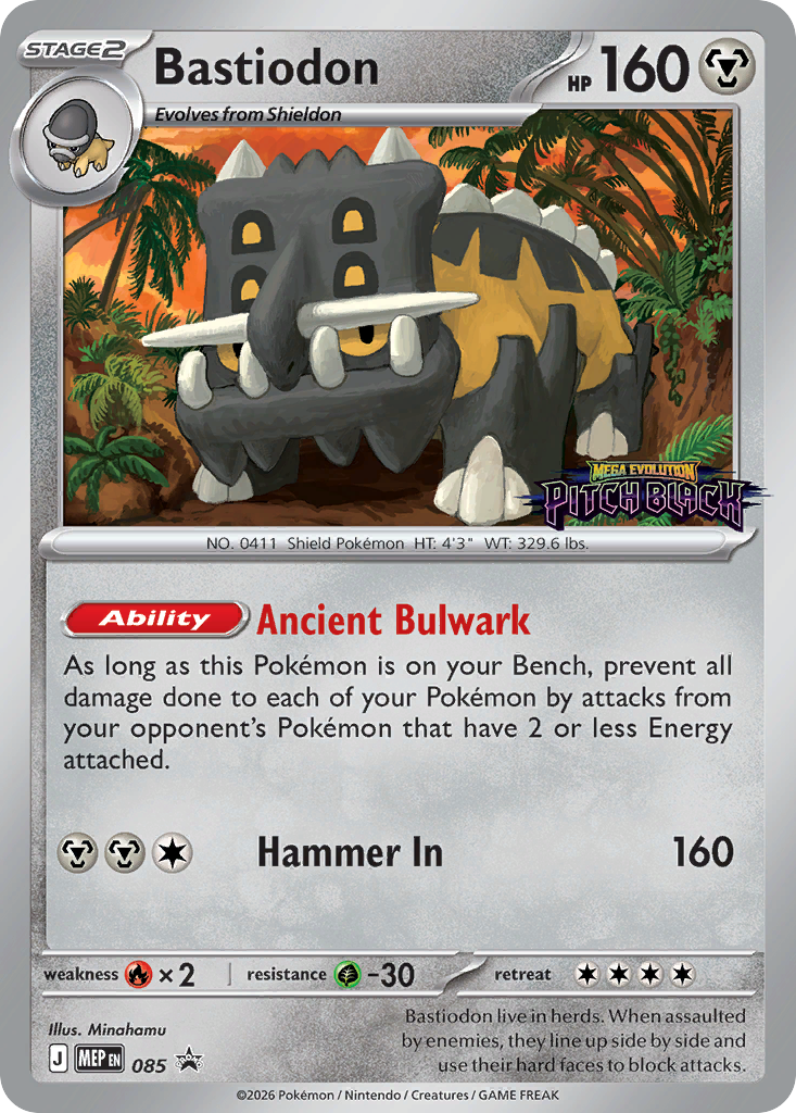 Bastiodon Holo 085/0 MEP Black Star Promos Pokémon Card