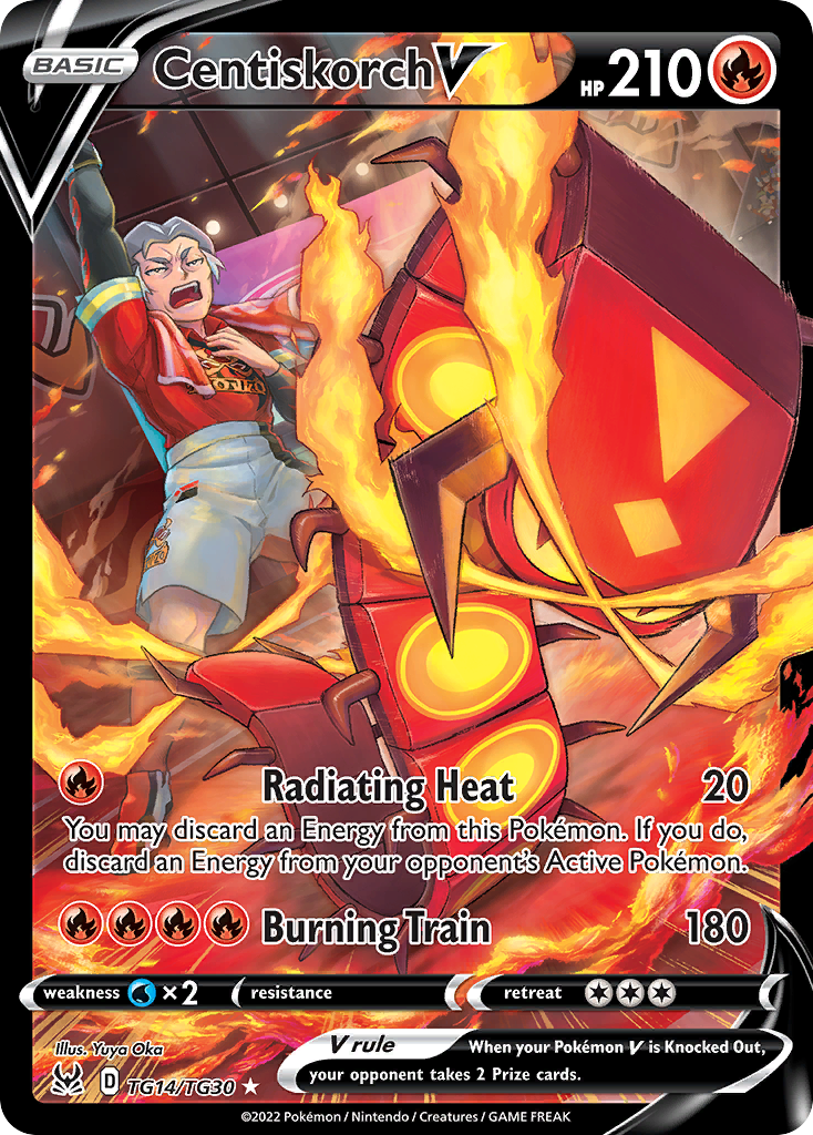 Centiskorch V Holo 014/30 Lost Origin Trainer Gallery Pokémon Card