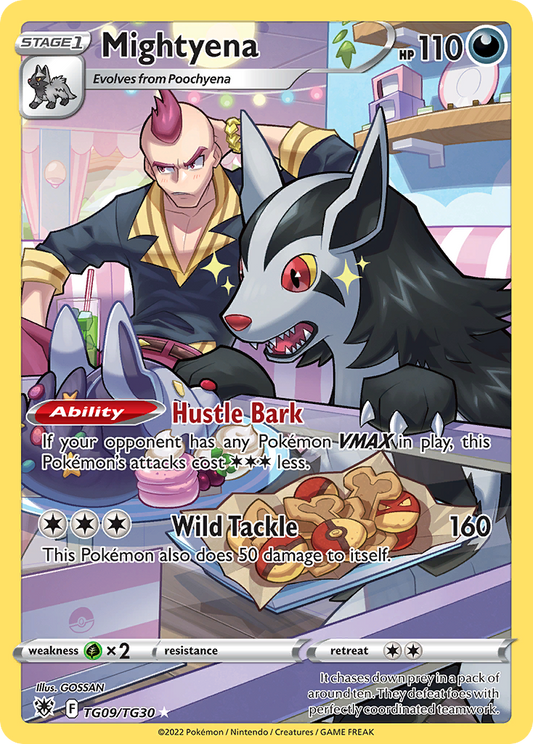 Mightyena Holo 009/30 Astral Radiance Trainer Gallery Pokémon Card