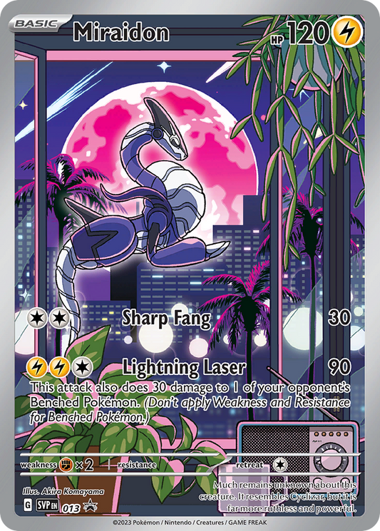 Miraidon Holo 013/225 SVP Black Star Promos Pokémon Card