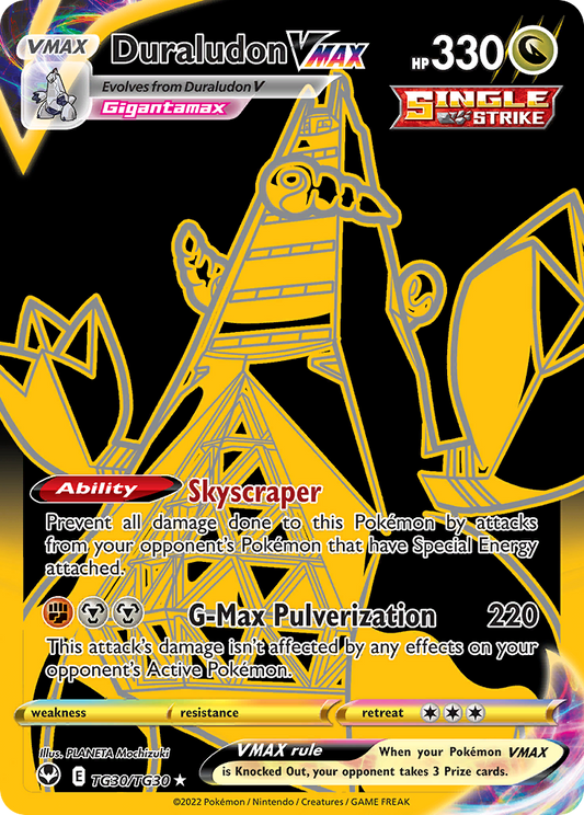 Duraludon VMAX Holo 030/30 Silver Tempest Trainer Gallery Pokémon Card