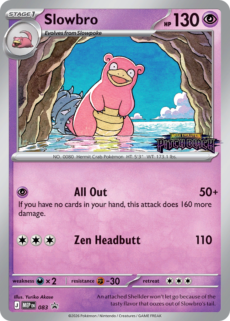Slowbro Holo 083/0 MEP Black Star Promos Pokémon Card