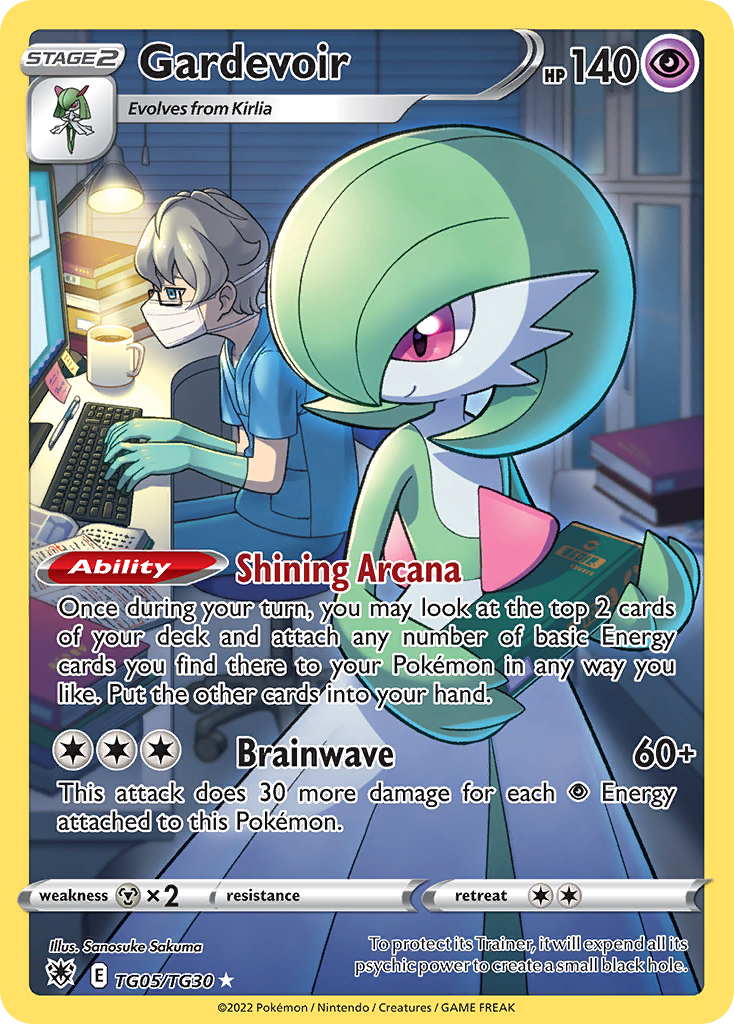 Gardevoir Holo 005/30 Astral Radiance Trainer Gallery Pokémon Card