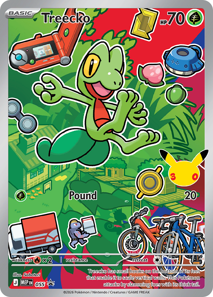 Treecko Holo 055/0 MEP Black Star Promos Pokémon Card