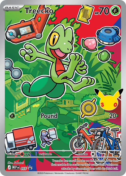 Treecko Holo 055/0 MEP Black Star Promos Pokémon Card