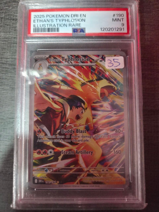 Ethans Typhlosion Dri 190 PSA 9