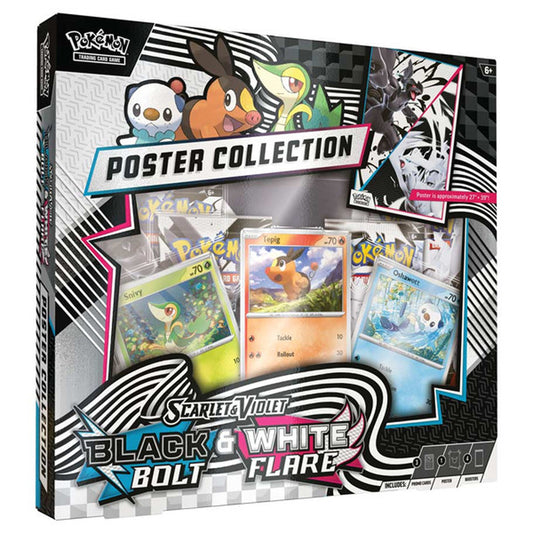 Black & Bolt White Flare Unova Poster Collection Box