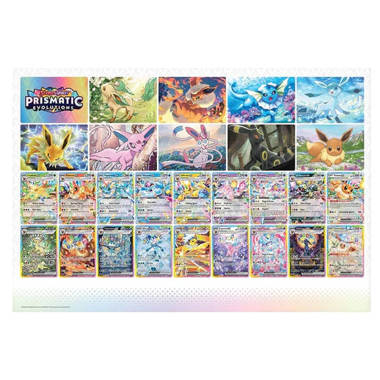 Pokemon Prismatic Evolutions Poster Collection